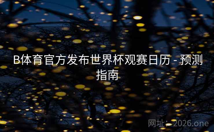 B体育官方发布世界杯观赛日历 - 预测指南