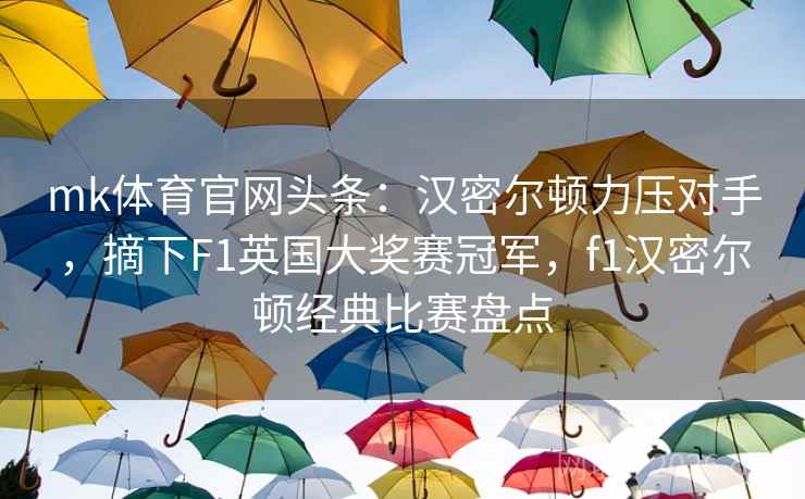 mk体育官网头条:汉密尔顿力压对手,摘下F1英国大奖赛冠军,f1汉密尔顿经典比赛盘点