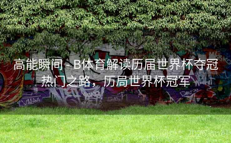 高能瞬间 - B体育解读历届世界杯夺冠热门之路，历局世界杯冠军