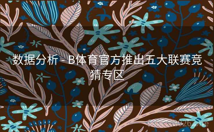 数据分析 - B体育官方推出五大联赛竞猜专区